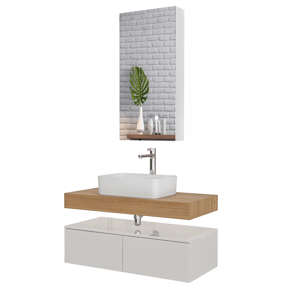 Velvex - Washbasin set Unique Unit 100 3D Model