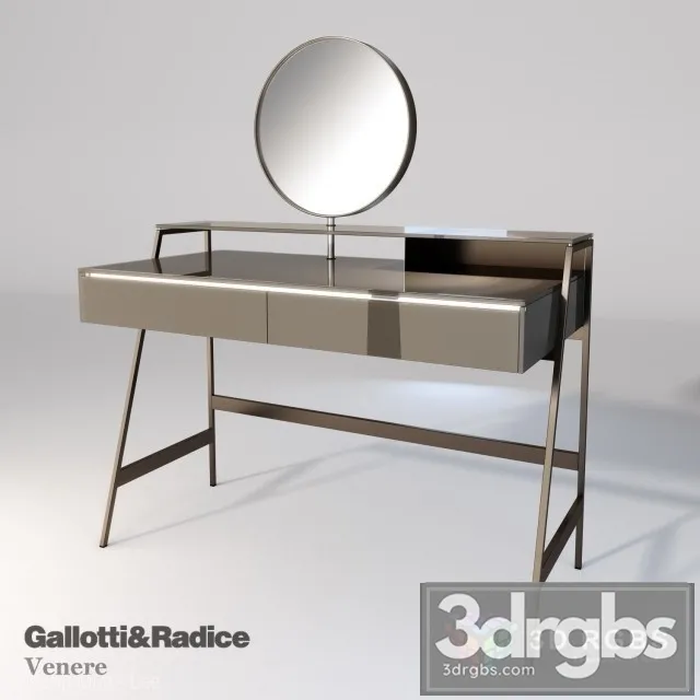 Venere Dressing Table  3D Model Free