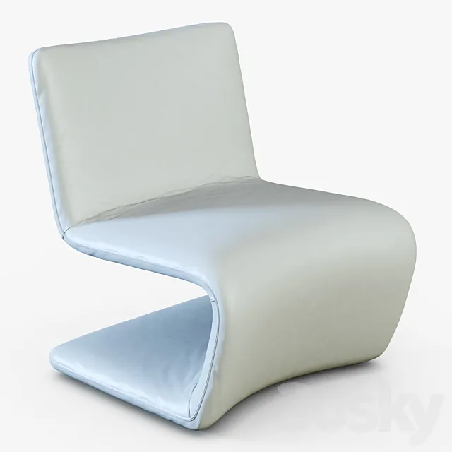 Venere lounge chair 3D Model