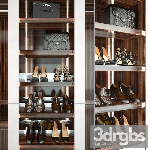 Venere Seg Shoes 3D Model Free