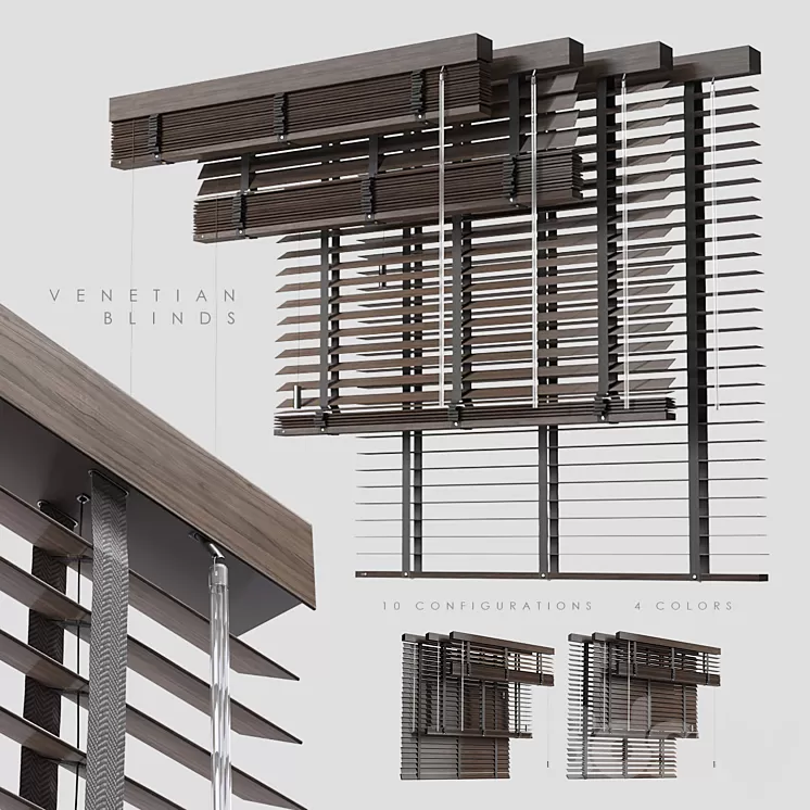 Venetian blinds 1 3D Model