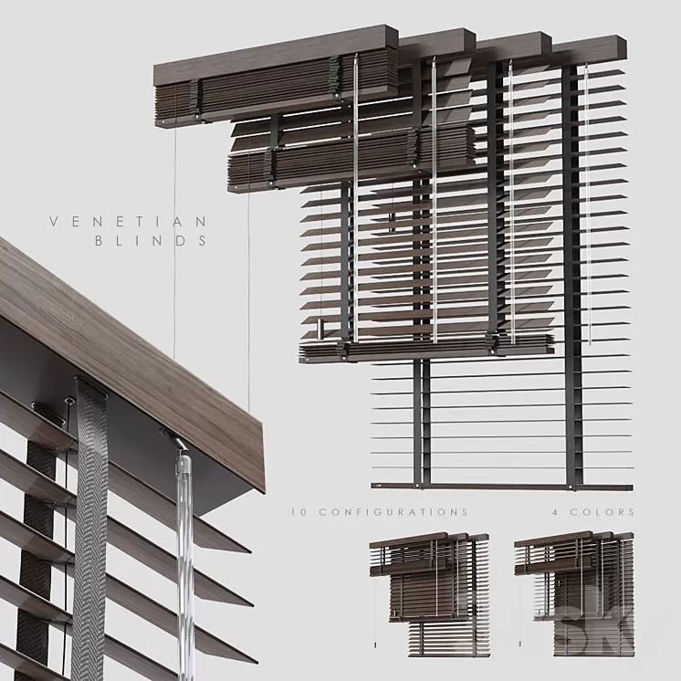 Venetian blinds 2 3D Model