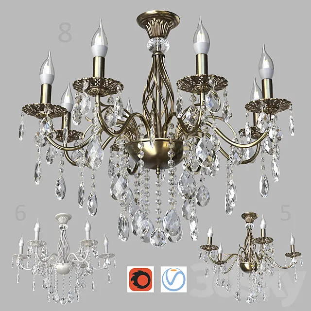 Veneto Luce (Sfera Sveta) 8008 3D Model