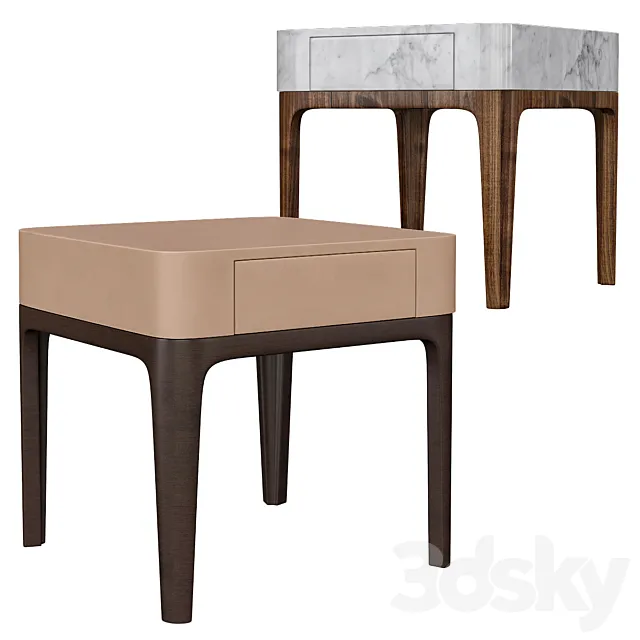 Venice Bedside Table Urban Collection By Naustro Italia 3DModel