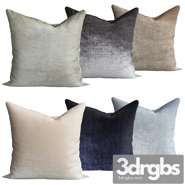 Venice knife edge pillow 3D Model Download