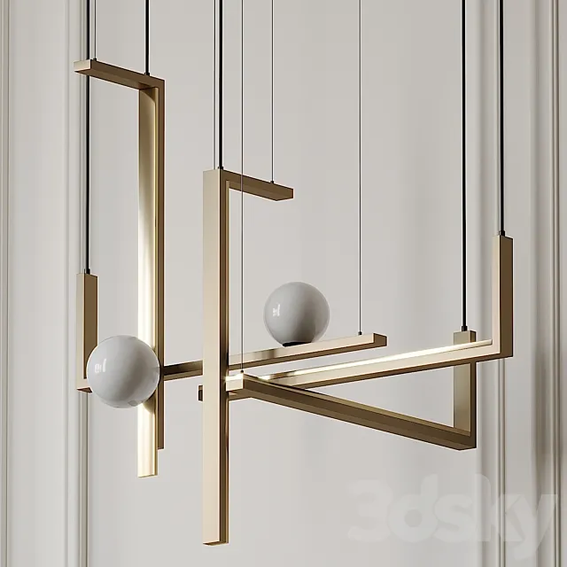 VeniceM Less 5 Pendant Light in Metal and Glass by Massimo Tonetto Free Download