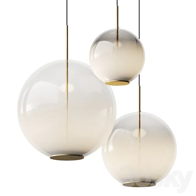 Venicem Misty Suspension Lamp 3D Model