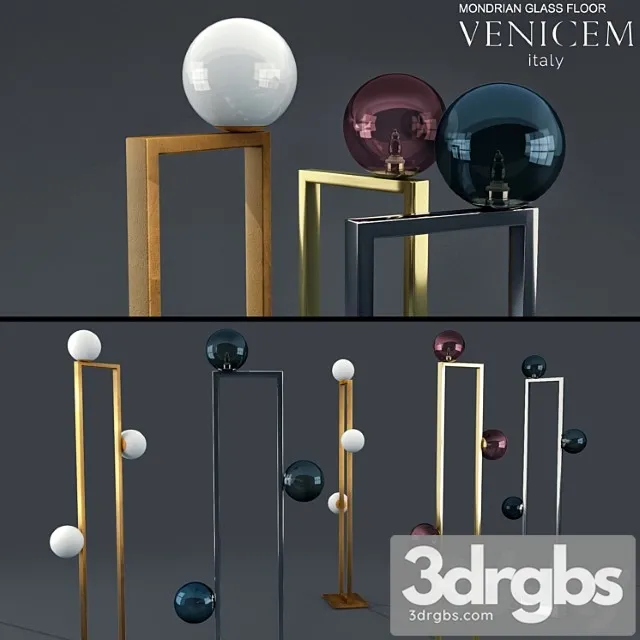Venicem mondrian glass floor lamp Free Download