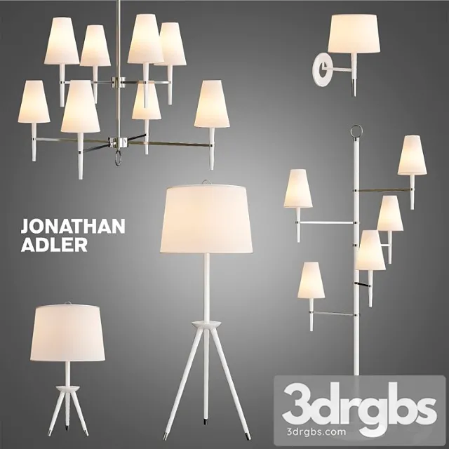 Ventana Two Tier Chandelier 3D Model Free