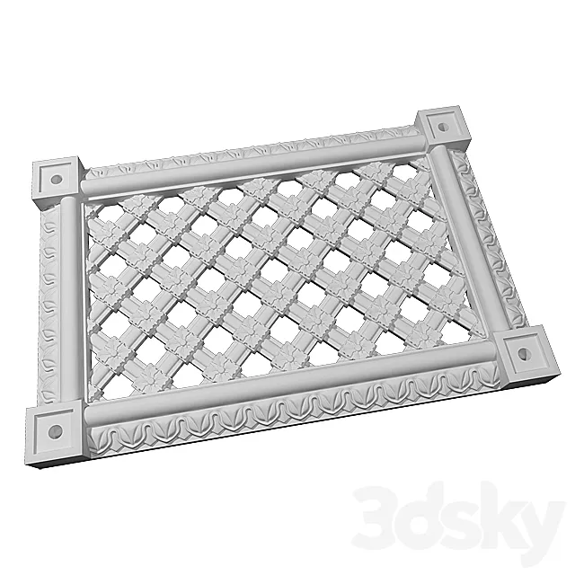 Ventilating lattice Dikart 3D Model