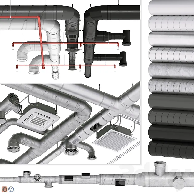 Ventilation 1 3D Model