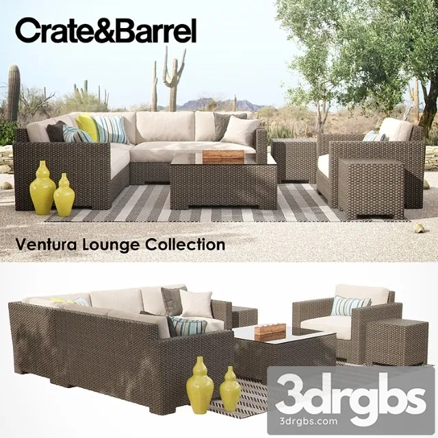 Ventura Lounge Collection Set I 3D Model Free