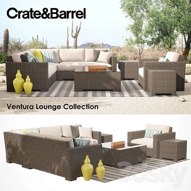 VENTURA Lounge Collection - Set I 3DModel