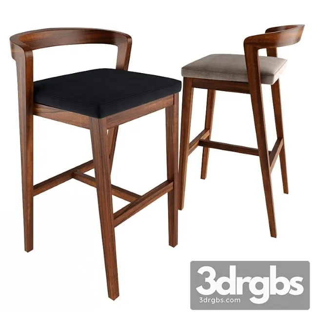 Venus bar stool 2 3D Model Free