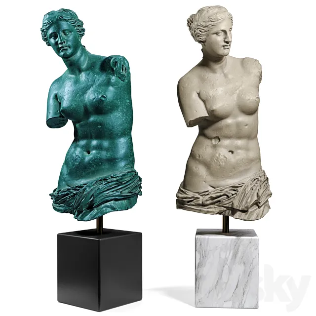 Venus de Milo bust 3D Model