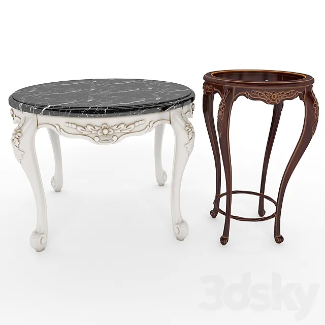 Venus Table Set 3D Model