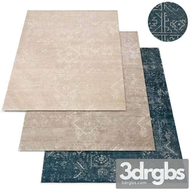Venza rug rh collection 3D Model Free