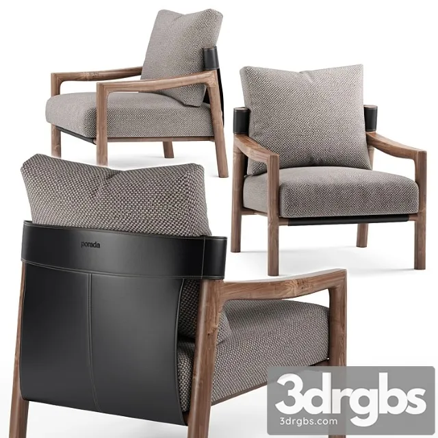 Vera Armchair Porada 3D Model Free