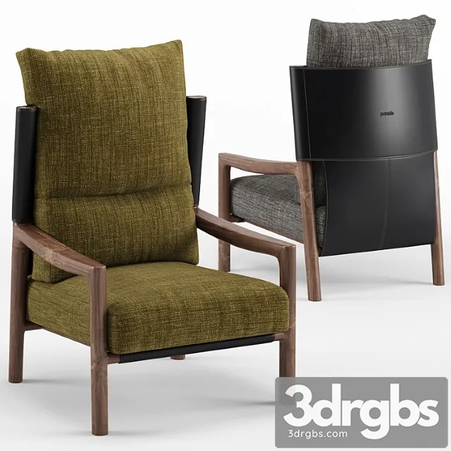 Vera bergere armchair - porada 3D Model Free