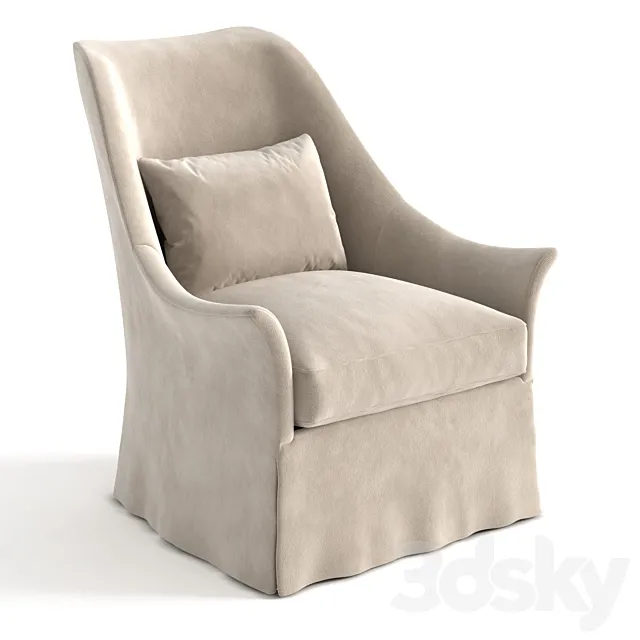 Verellen furniture Melody Wing Chair 3D Model