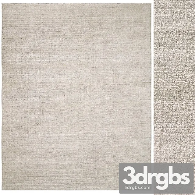 Verène handwoven mongolian cashmere rug 3D Model Free