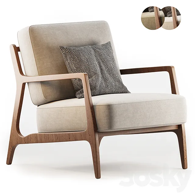 Verity Lounge Chair 3D Model