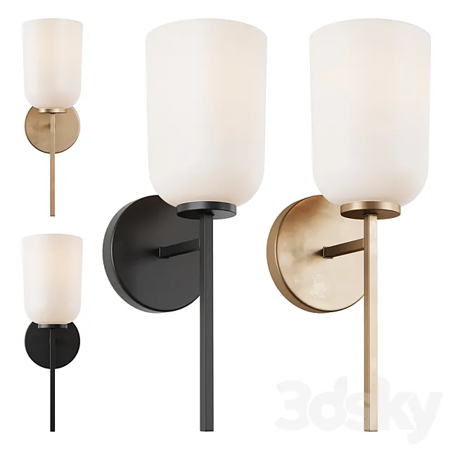 Verlice Bath Sconce 3D Model