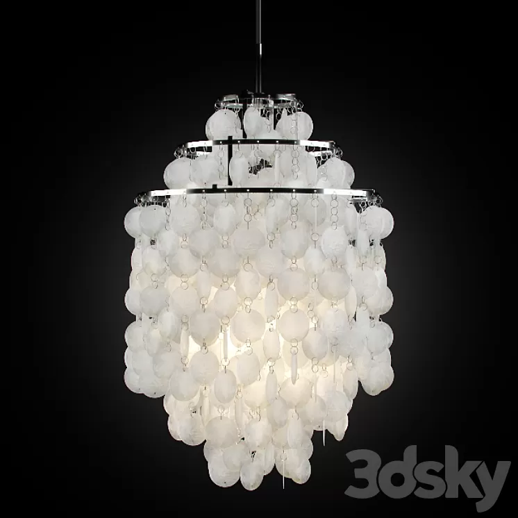 Verner Panton Seashell Fun 1DM 3D Model