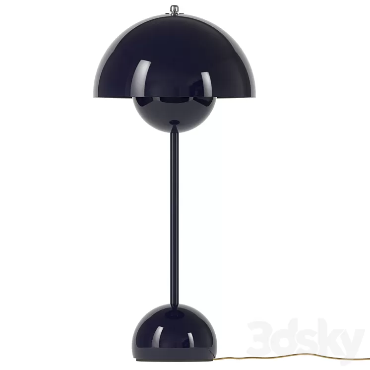 Verner Panton VP3 FlowerPot Lamp 3D Model