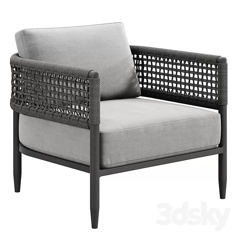 Verona Lounge Chair 3D Model Free