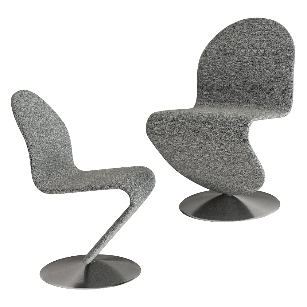 Verpan - Dining chair System 1-2-3 Standart 3D Model
