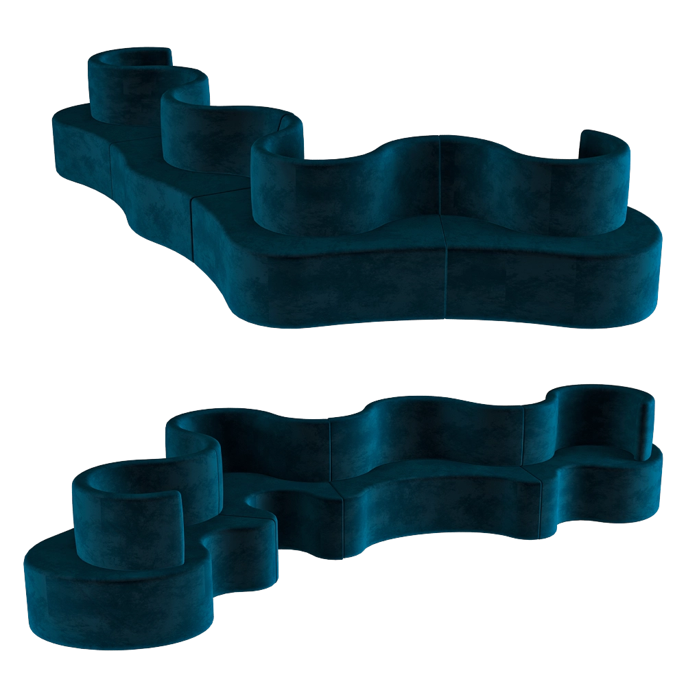 Verpan - Sofa Cloverleaf 3D Model