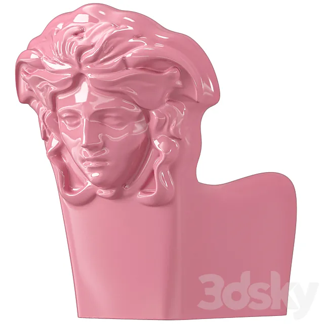 Versace Home Pop Medusa chair 3D Model