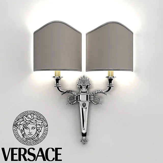 Versace - shell wall lamp 3D Model