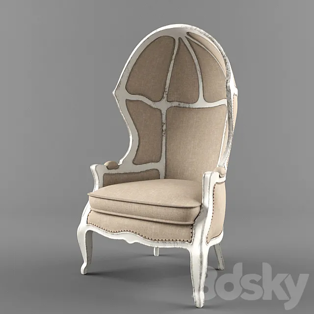 Versailles Armchair from Restoration Hardware 3D Model