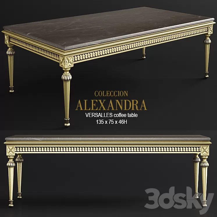 VERSALLES coffee table 3D Model