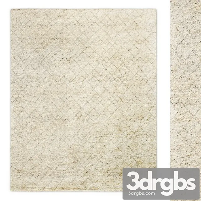 Verso Moroccan Hand Knotted Wool Rug Rh 3D Model Free