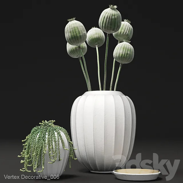 Vertex Decorative_006 3D Model