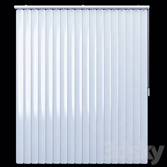 Vertical Blinds (Vertical blinds) 3D Model