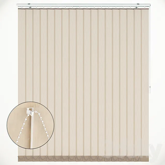 Vertical Blinds (Vertical blinds) 3DModel