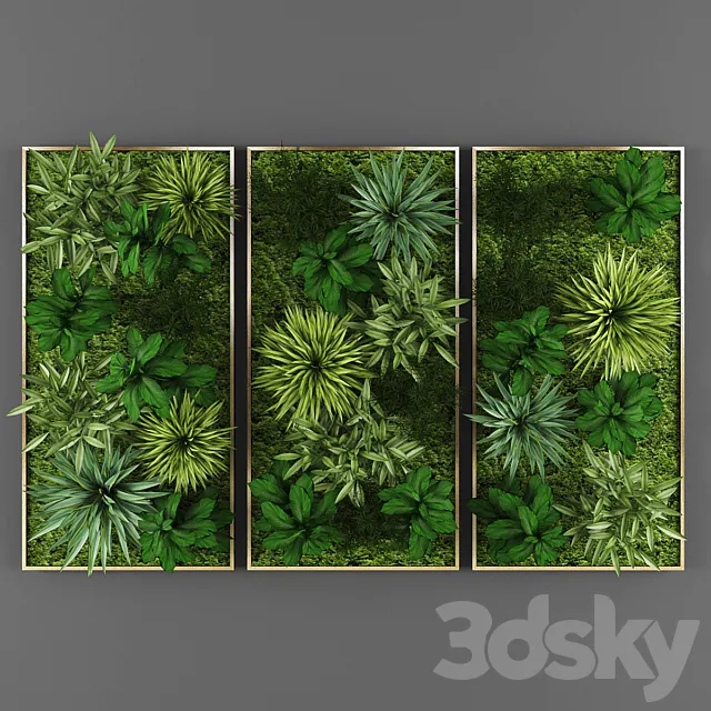 Vertical garden 01 3DModel