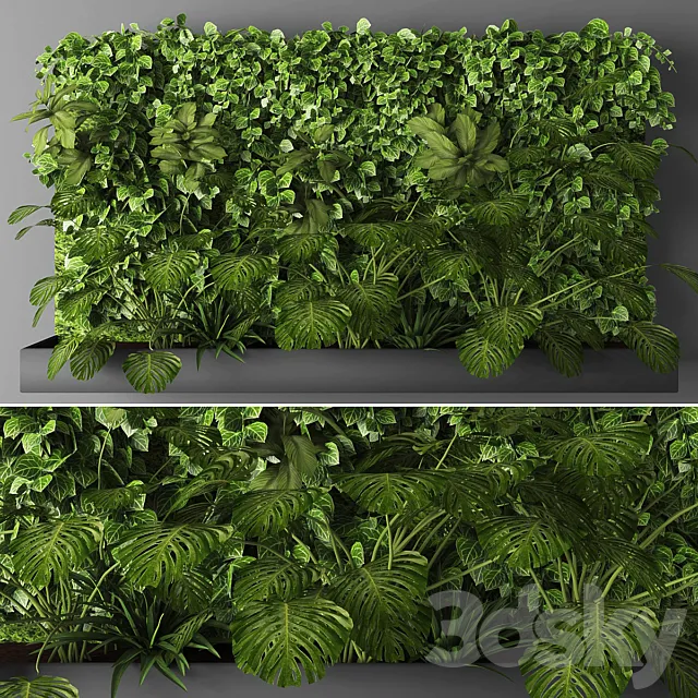 Vertical garden 011 3D Model
