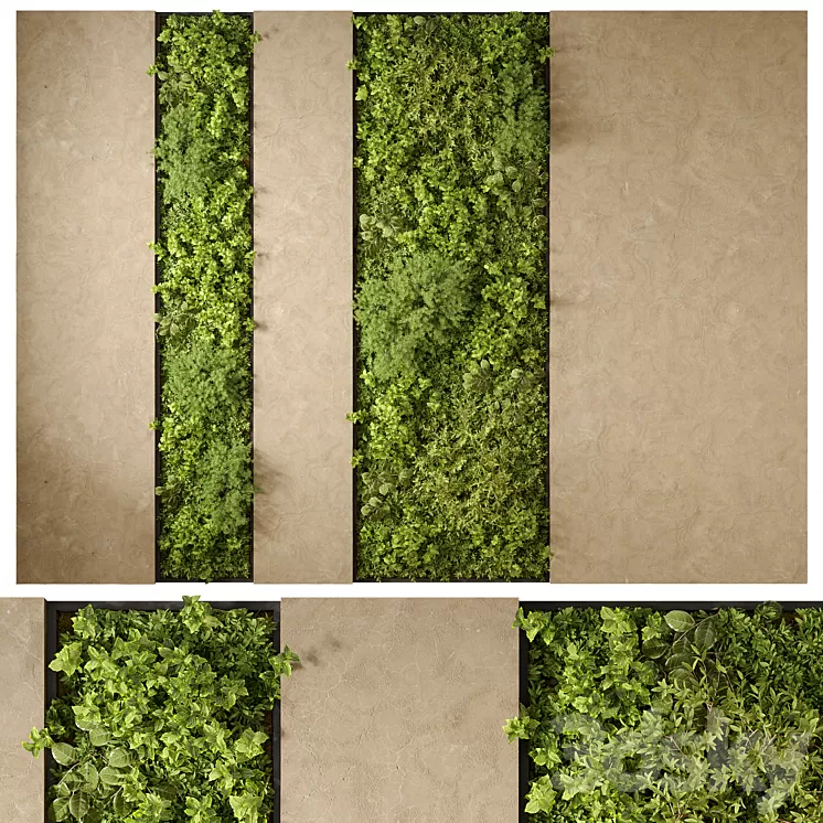 Vertical Garden 02 3D Model Free