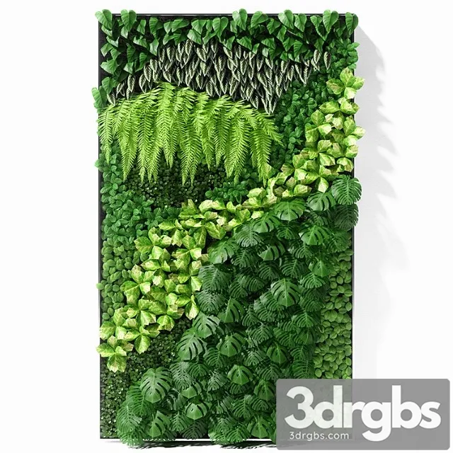 Vertical Garden 03 3D Model Free
