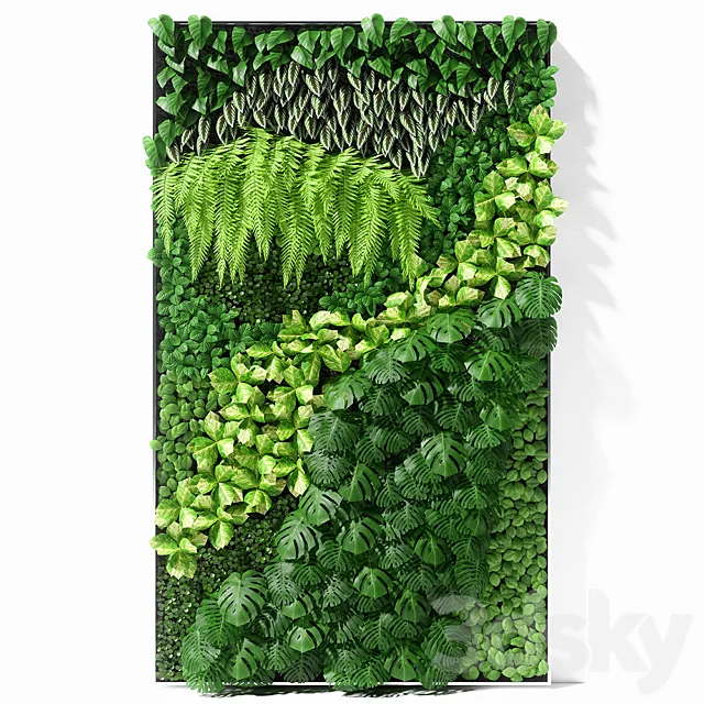 vertical garden 03 3DModel