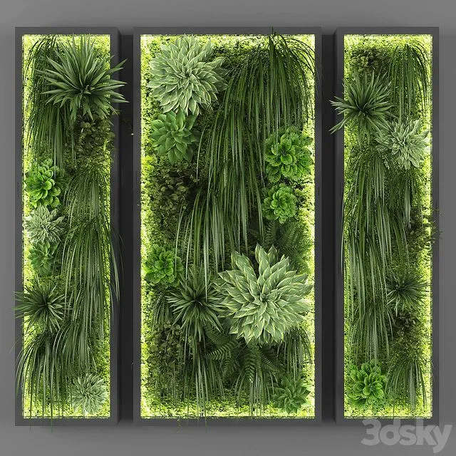 Vertical garden 046 3D Model