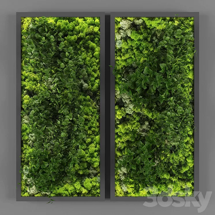 Vertical garden 062 3D Model