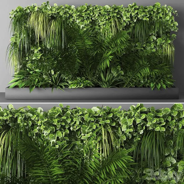 Vertical garden 065 3D Model