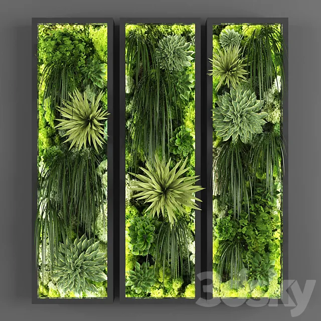 Vertical garden 066 3D Model