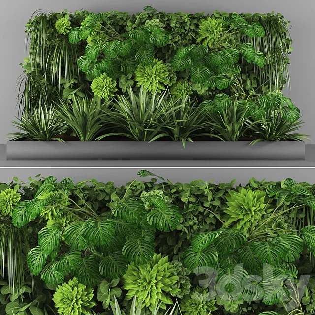 Vertical garden 067 3D Model
